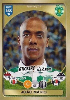 Sticker João Mário - FIFA 365: 2016-2017 n. 42 - Panini