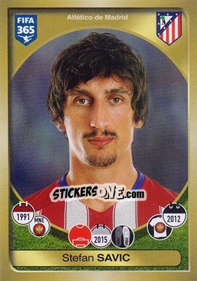 Sticker Stefan Savic - FIFA 365: 2016-2017 n. 47 - Panini