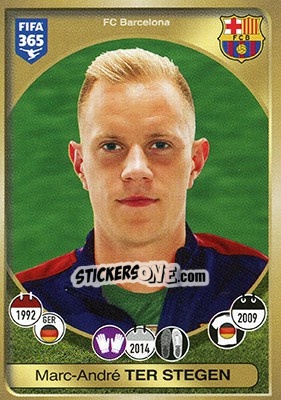 Cromo Marc-André ter Stegen - FIFA 365: 2016-2017 n. 60it - Panini