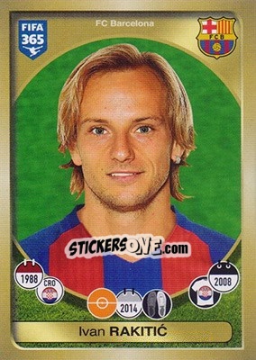 Cromo Ivan Rakitic - FIFA 365: 2016-2017 - Panini