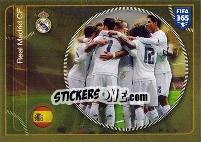 Cromo Real Madrid CF team