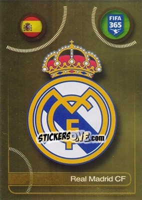 Figurina Real Madrid CF logo - FIFA 365: 2016-2017 - Panini