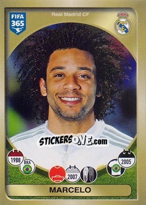 Sticker Marcelo - FIFA 365: 2016-2017 n. 81 - Panini
