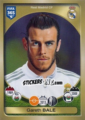 Sticker Gareth Bale - FIFA 365: 2016-2017 n. 84 - Panini