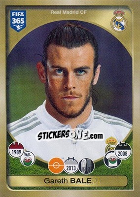 Cromo Gareth Bale - FIFA 365: 2016-2017 - Panini