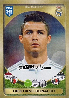 Sticker Cristiano Ronaldo - FIFA 365: 2016-2017 n. 87 - Panini