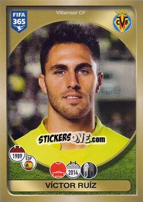 Sticker Víctor Ruíz - FIFA 365: 2016-2017 - Panini