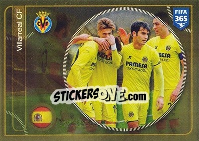 Sticker Villarreal CF team - FIFA 365: 2016-2017 n. 92 - Panini