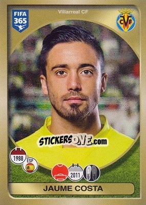 Sticker Jaume Costa - FIFA 365: 2016-2017 - Panini