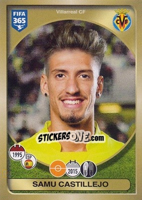 Cromo Samu Castillejo - FIFA 365: 2016-2017 - Panini