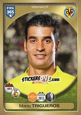 Sticker Manu Trigueros - FIFA 365: 2016-2017 - Panini