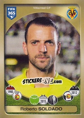 Sticker Roberto Soldado - FIFA 365: 2016-2017 - Panini