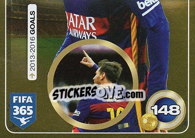Sticker Lionel Messi (FC Barcelona) - FIFA 365: 2016-2017 n. 110 - Panini