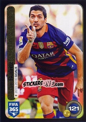 Sticker Luis Suárez (FC Barcelona) - FIFA 365: 2016-2017 n. 111 - Panini