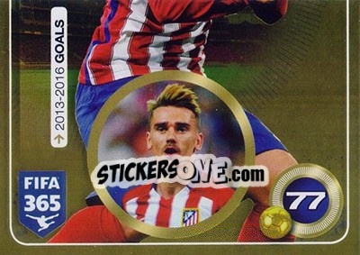 Sticker Antoine Griezmann (Atlético de Madrid) - FIFA 365: 2016-2017 n. 117 - Panini