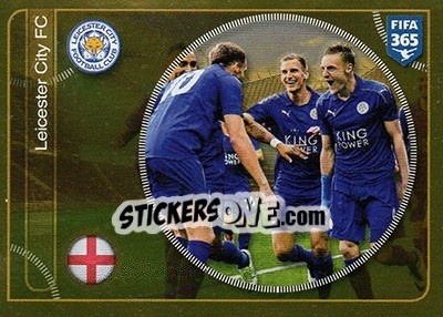 Sticker Leicester City FC team - FIFA 365: 2016-2017 - Panini