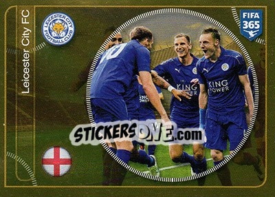 Cromo Leicester City FC team - FIFA 365: 2016-2017 - Panini