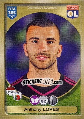 Figurina Anthony Lopes - FIFA 365: 2016-2017 - Panini