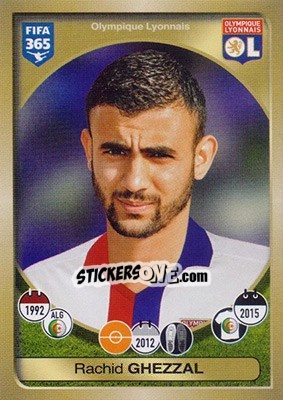 Cromo Rachid Ghezzal - FIFA 365: 2016-2017 - Panini