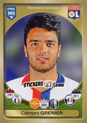 Sticker Clément Grenier - FIFA 365: 2016-2017 - Panini