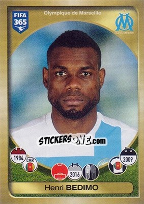 Sticker Henri Bedimo - FIFA 365: 2016-2017 - Panini