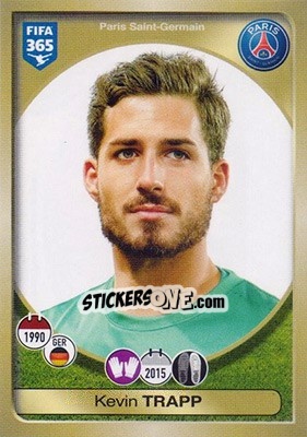 Sticker Kevin Trapp - FIFA 365: 2016-2017 n. 162 - Panini