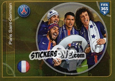 Sticker Paris Saint-Germain team - FIFA 365: 2016-2017 - Panini