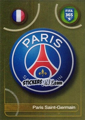 Cromo Paris Saint-Germain logo - FIFA 365: 2016-2017 - Panini