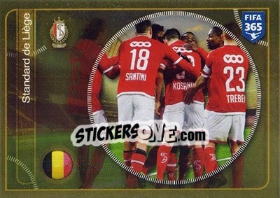 Sticker Standard de Liège team - FIFA 365: 2016-2017 - Panini