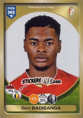 Figurina Beni Badibanga - FIFA 365: 2016-2017 - Panini