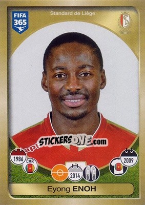 Sticker Eyong Enoh - FIFA 365: 2016-2017 - Panini