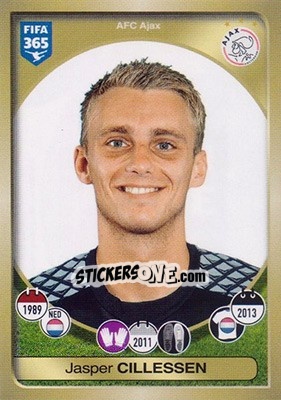 Sticker Jasper Cillessen - FIFA 365: 2016-2017 n. 190 - Panini