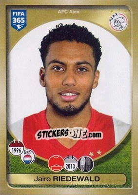 Sticker Jairo Riedewald - FIFA 365: 2016-2017 - Panini