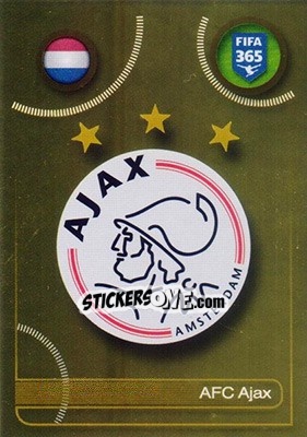 Sticker AFC Ajax logo - FIFA 365: 2016-2017 - Panini