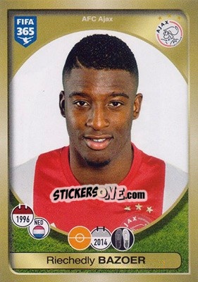 Sticker Riechedly Bazoer - FIFA 365: 2016-2017 - Panini