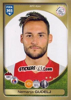 Sticker Nemanja Gudelj - FIFA 365: 2016-2017 n. 201 - Panini