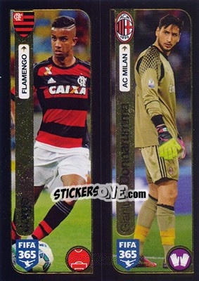 Figurina Jorge (Flamengo) / Gianluigi Donnarumma (AC Milan)
