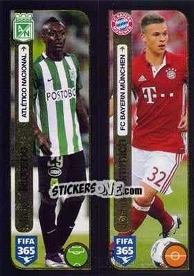 Figurina Marlos Moreno (Atletico Nacional) / Joshua Kimmich (FC Bayern München) - FIFA 365: 2016-2017 - Panini