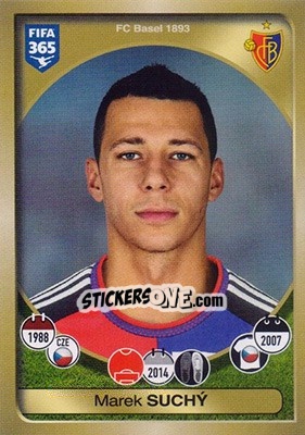 Sticker Marek Suchý - FIFA 365: 2016-2017 - Panini