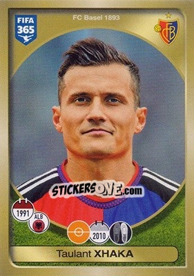 Figurina Taulant Xhaka - FIFA 365: 2016-2017 - Panini