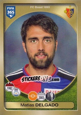 Sticker Matías Delgado - FIFA 365: 2016-2017 - Panini