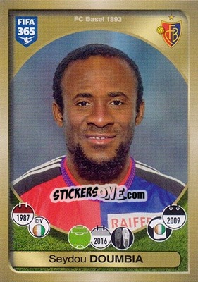 Cromo Seydou Doumbia - FIFA 365: 2016-2017 - Panini