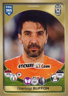 Sticker Gianluigi Buffon - FIFA 365: 2016-2017 n. 230 - Panini