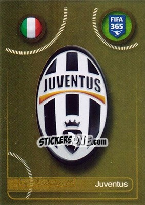 Sticker Juventus logo - FIFA 365: 2016-2017 - Panini
