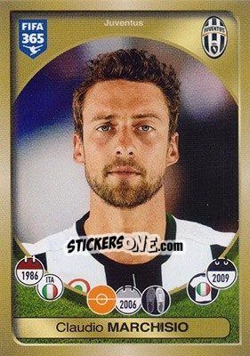 Sticker Claudio Marchisio - FIFA 365: 2016-2017 n. 238 - Panini