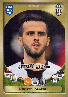 Sticker Miralem Pjanic - FIFA 365: 2016-2017 n. 239 - Panini