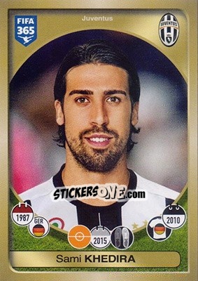 Sticker Sami Khedira - FIFA 365: 2016-2017 n. 240 - Panini