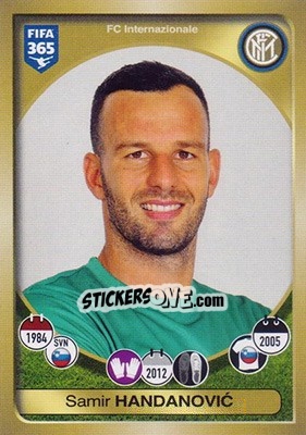 Cromo Samir Handanovic - FIFA 365: 2016-2017 - Panini