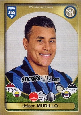 Sticker Jeison Murillo - FIFA 365: 2016-2017 - Panini