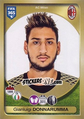 Sticker Gianluigi Donnarumma - FIFA 365: 2016-2017 n. 258 - Panini